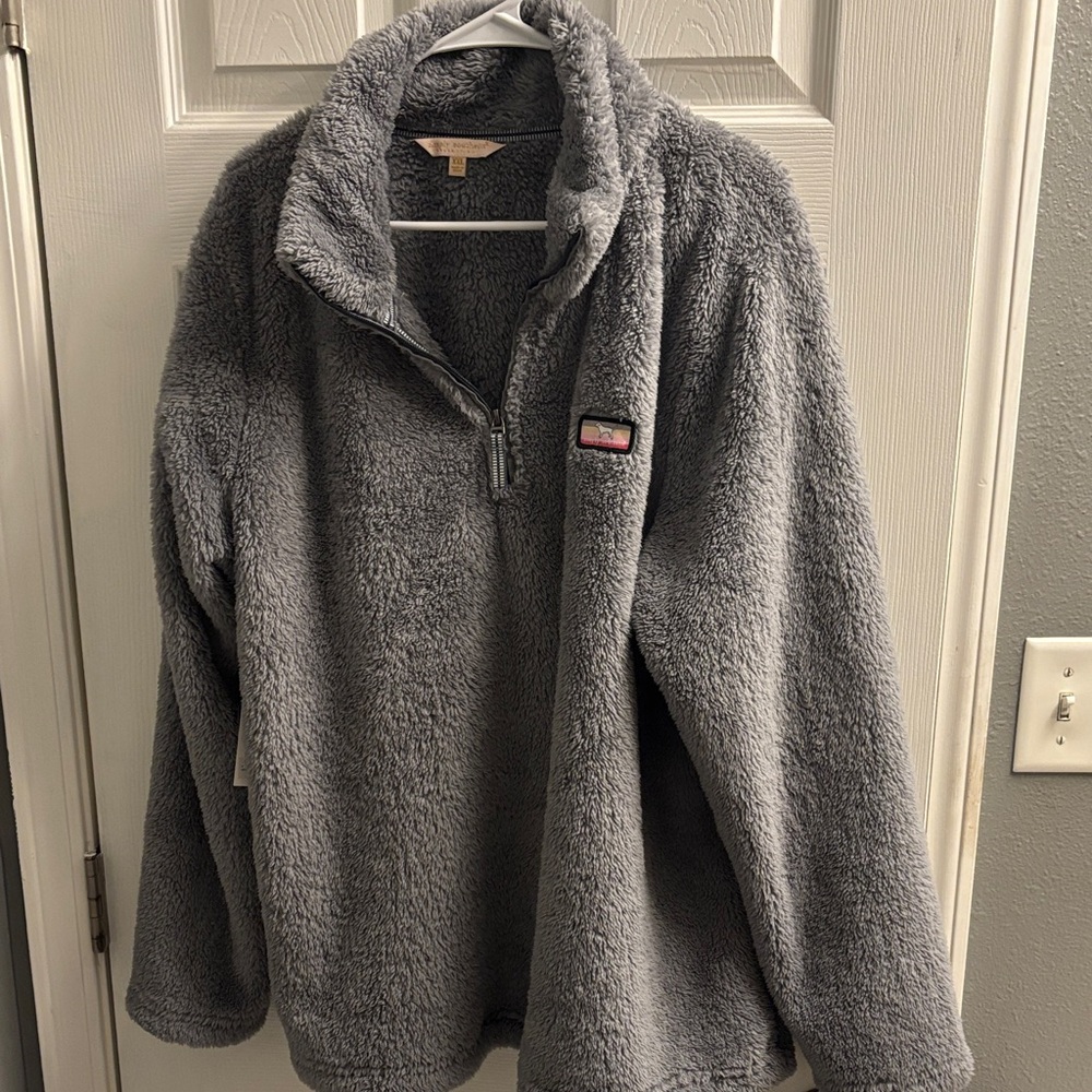 Simply Southern Gray Fleece Jacket